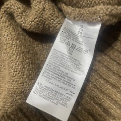 Old Navy Brown Hoodie Sweater Men XL Textured Fall Winter Classic Capsule XL