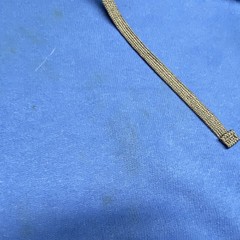 Men’s XL Blue Pullover Fleece Hoodie Drawstring Kangaroo Pocket Blank Fruit Loom