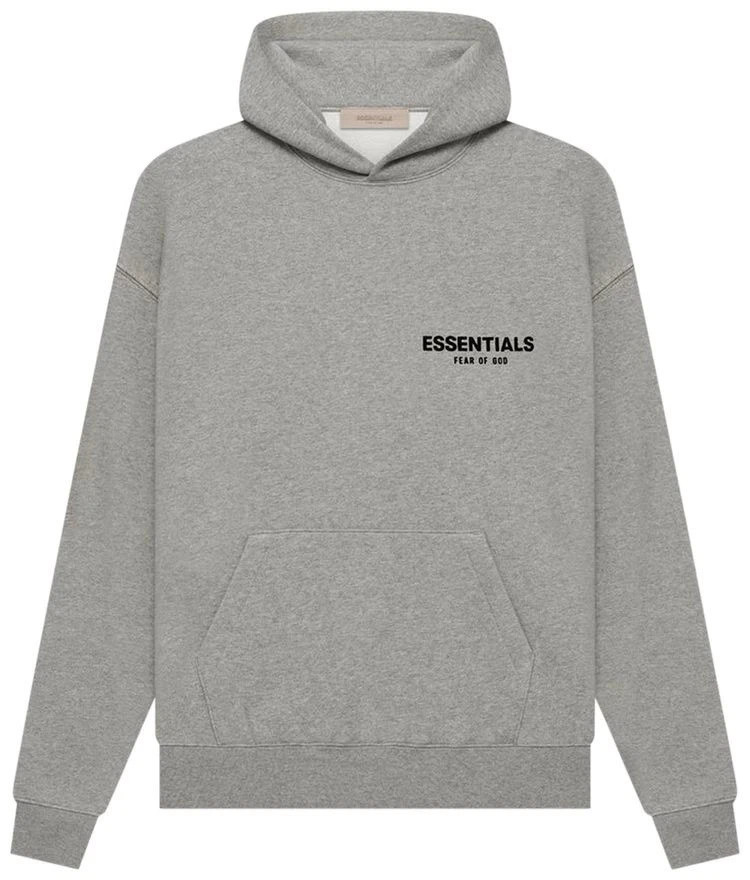 NEW Fear of God Essentials Dark Oatmeal Gray Hoodie Size Extra Small Authentic✅