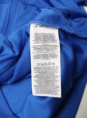 Nike Dri-Fit Sweatshirt Mens M SPORTS Zip Pockets Blue Logo