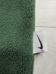 Vtg Nike Pullover Hoodie Sherpa Fleece Green Travis Scott 90s Y2K Mens M RARE