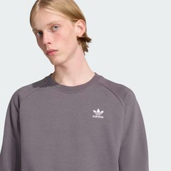 adidas Trefoil Essentials Crew Sweatshirt Grey