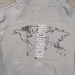 Hoodrich Hoodie Mens Medium Gray Street Wear UK Designer Hip Hop Sweatshirt