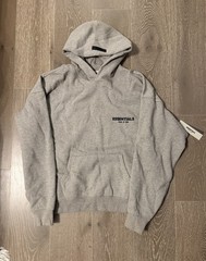 Fear of God Essentials Hoodie SS22 Dark Oatmeal Gray – 100% Authentic Size L