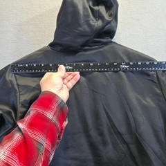 Unbranded Men’s Black Full Zip Soft Fleece Lined Hoodie with Pockets Size Medium