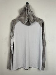 Under Armour Iso-Chill Shorebreak Camo Hoodie Mens XL Fishing Hook Loose Stretch