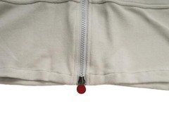 Kiton Napoli $1,950 Gray 100% Cotton Pique Full Zip Up Hoodie Jacket S (48 IT)