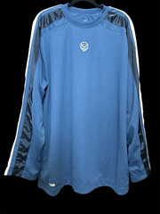 Nike Y2K Hooptech Dri Fit Basketball Pullover Size XL Blue white Black