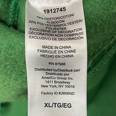 John Deere Mens Green Quarter Zip Hoodie Embroidered Logo Sweatshirt XL Farmcore