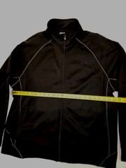 Champion Authentic Black Full Zip Sweatshirt Athleisure Gym Size Mens XL EUC