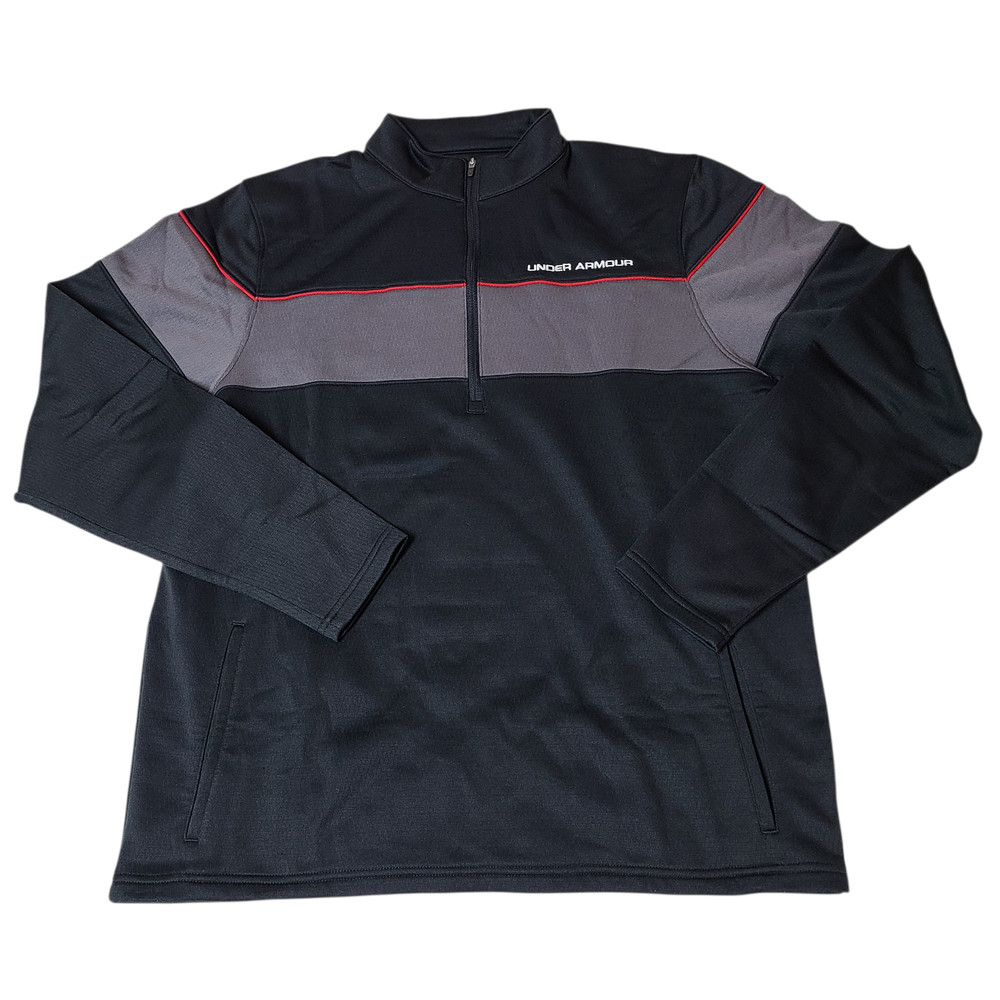 Under Armour All Season Gear 1/4 Zip Loose Coupe Lache Sweatshirt Large Pockets