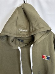 HIP MNL Pullover Hoodie Fleece Mens Sweatshirt Olive Green Sz- M NWT #1963