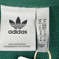 Adidas WH Wander Hour Snap Fleece Men M Green Purple 100% Recycled Mock Pullover