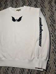 Yeezy Season 4 Wing Logo Crewneck Sweatshirt Kanye West Beige Large Oversized Ye