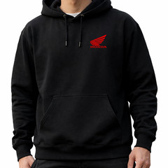Honda Style Black Hoodie Heavy Blend Pullover Sweatshirt
