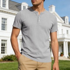 Men T shirt Activewear Casual Scoop Neck Men Summer Quick-dry Adult T Shirt