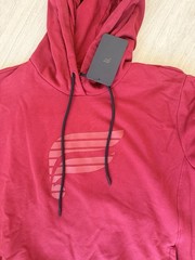 Fabletics Courtside Pullover Hoodie Red XL Logo Hooded Drawstring