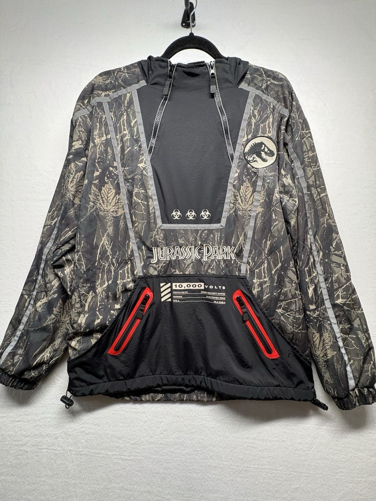 Jurassic Park 100% Polyester Hoodie Jacket Size Small