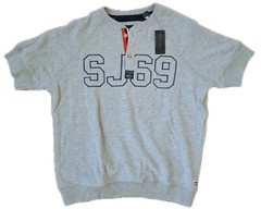 Sean John New Mens Fashion Designer Short Sleeve Sweatshirt Size Large
