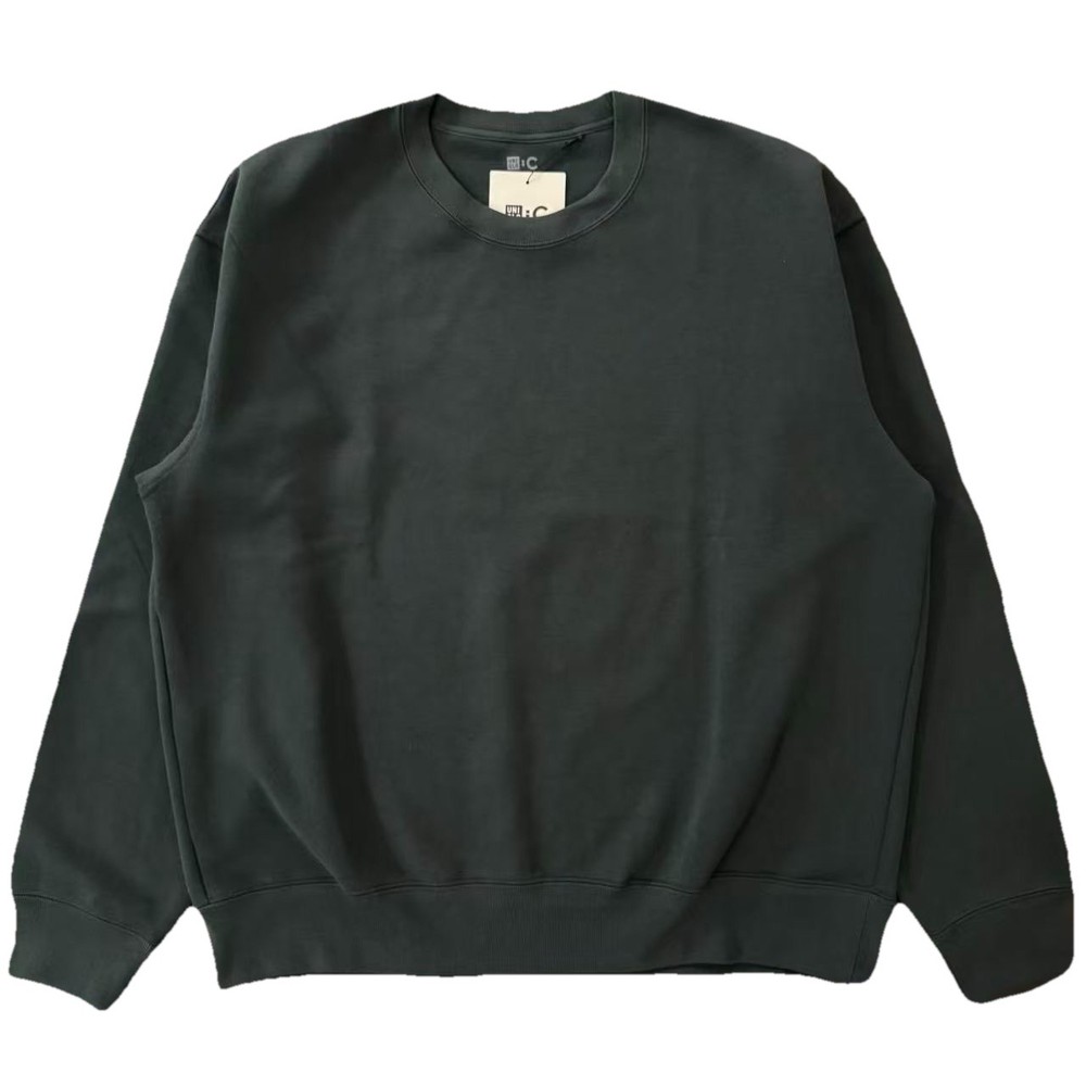 Uniqlo : C Oversized Sweatshirt Dark Green Size XXS