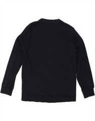 JACK & JONES Mens Graphic Sweatshirt Jumper Medium Navy Blue Cotton BV88