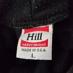 Hill Brand Unisex Hooded Sweatshirt Large Black Venice Beach California USA Made