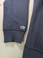 Champion Sweatshirt Cotton Blend Pullover Ribbed Cuffs Mens XX Large Blue 28×25