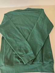adidas Men’s Essentials Fleece Sweatshirt Collegiate Green Size Small IJ8893 NWT