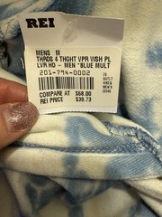 Threads 4 Thought Sustainable Apparel Men’s Blue Tie Dye Hoodie Lightweight
