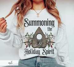 Funny Goth Witchy Christmas Sweatshirt Dark Holiday Apparel Gift