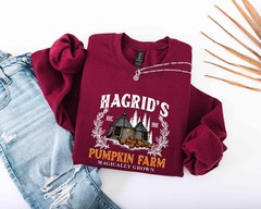 Hagrids Pumpkin Patch Sweatshirt Fall Sweatshirt Hagdrids Pumpkin Farm Shirt