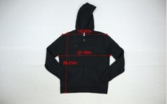 Old Navy Classic Full Zip Front Hoodie Soft Jersey Fleece Hooded Sweatshirt M