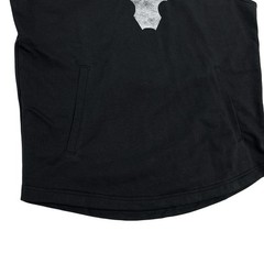 Under Armour Men’s Project Rock Terry Sleeveless Hoodie Size L Black 1367108
