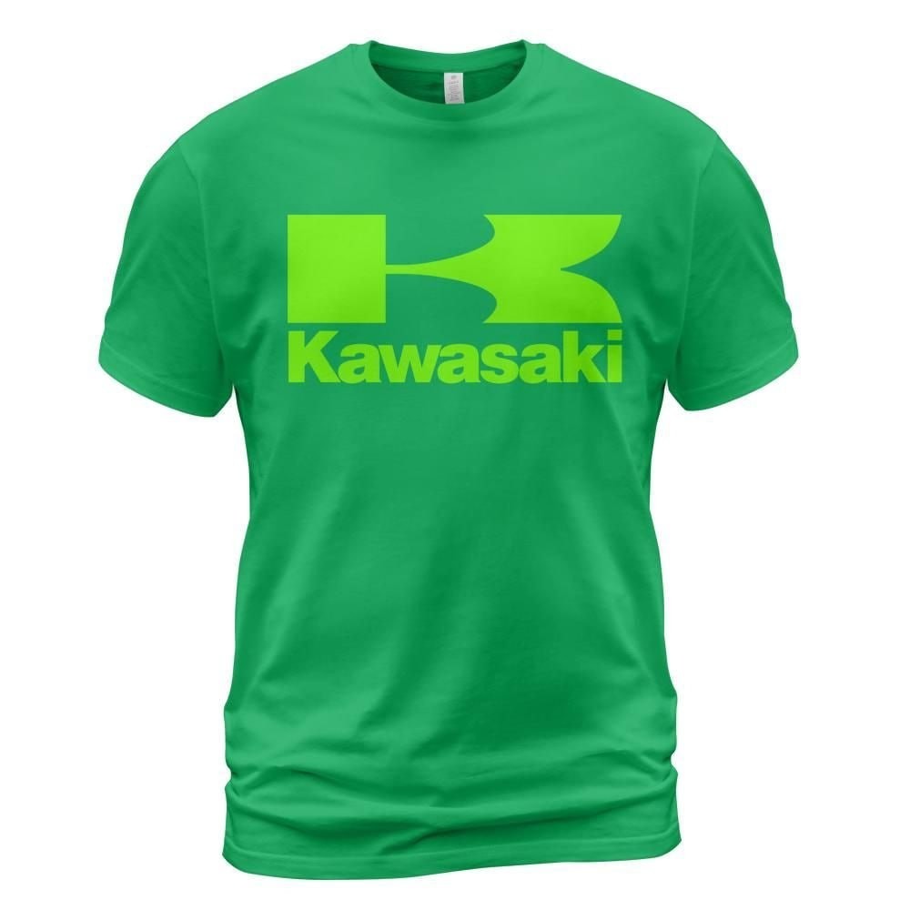 KAWASAKI LOGO RACING Multicolor Unisex T-Shirt Size S-5XL
