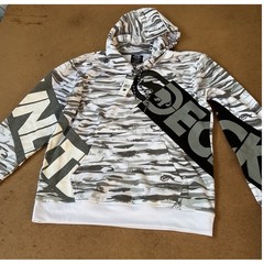 Ecko Unltd Mens White Camo Graphic Hoodie Sweatshirt EG31H642 Large NWT