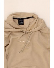 CHAMPION Mens Hoodie Jumper Small Beige Cotton BG28