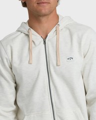Billabong All Day full zip Men’s Hoodie Light Gray Heather Sz. Extra Large NWT