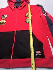 Krisp NYC ALL STARS Sweatshirt Hoodie XL Patches Sports Club Drawstring, Pockets