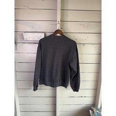 Hanes Heavy Blend Crewneck Sweatshirt Dark Heather Gray Fleece Pullover Large
