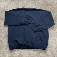 Gildan Heavy Blend Sweatshirt Mens XL Navy Blue Motivator Believer Soft Crew