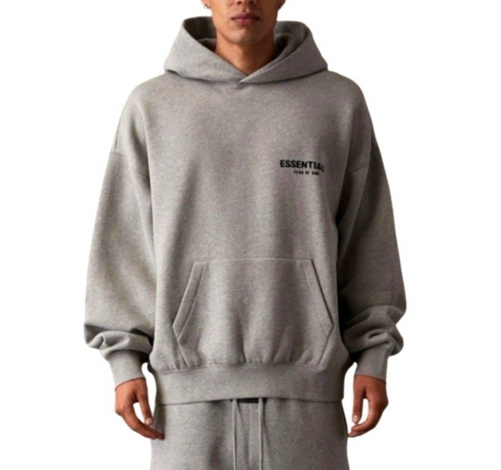 New Fear Of God Essentials Dark Oatmeal Sweatshirt Size XL