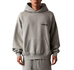 New Fear Of God Essentials Dark Oatmeal Sweatshirt Size XL