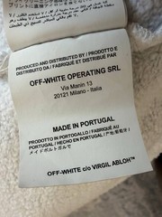 Off-White Temperature 0.5% Graphic Hoodie White Size M Unisex OMBB031S18192081