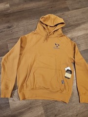 Burlebo Hoodie Mens Medium Duck and Dog Graphic Pullover Outdoors Hunter NEW