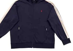 Polo Ralph Lauren Pony Holiday Mockneck Classic Soft Sweatshirt Track Jacket XXL