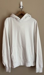Old Navy Hoodie Sweatshirt Cotton Basic Shirt Mens Size Large White Pullover