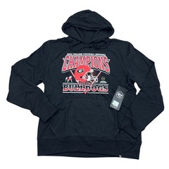 47 Brand Georgia Bulldogs 2022 National Champions Hoodie Mens Medium Jet Black