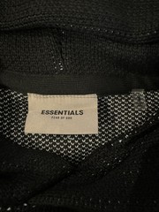 Fear of god Essentials Black FW20 Knit Hoodies