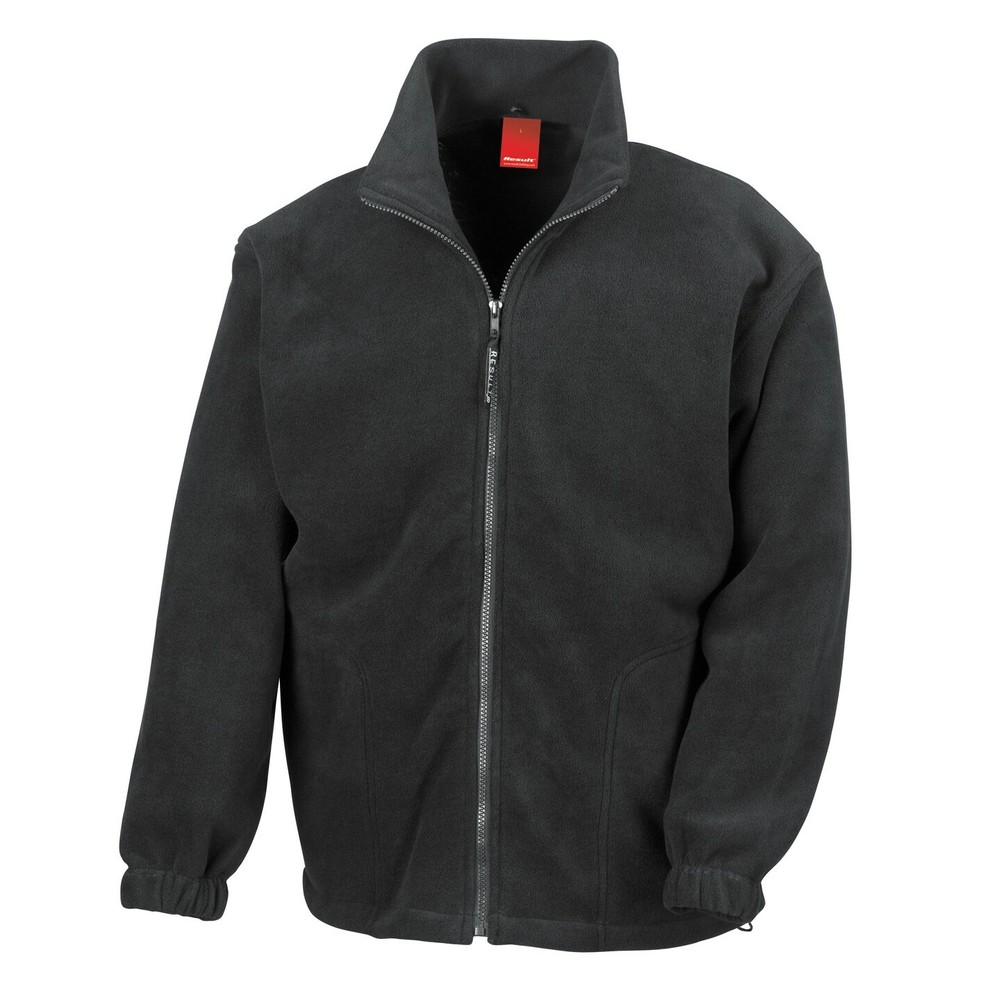 Result Mens Fleece Jacket Full Zip Up Heavy Outdoor Warm Polar Anti Pill Work