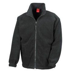 Result Mens Fleece Jacket Full Zip Up Heavy Outdoor Warm Polar Anti Pill Work